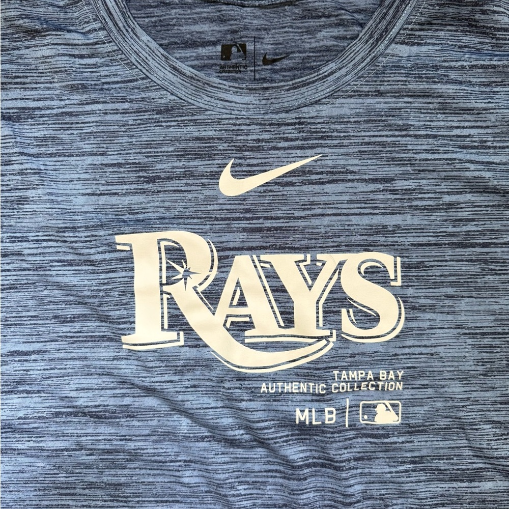 Nike Blue Tampa Bay Rays Men's Shirt - XL
